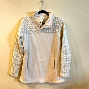 Columbia Sunday Summit Women’s Tunic 1/4 Button Pullover (cream)